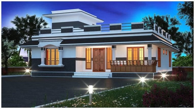 1500 Sq Ft 3BHK Traditional Style Single Floor House and Free Plan