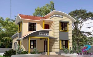 1550 Sq Ft 3BHK Contemporary Style Two-Storey House and Free Plan