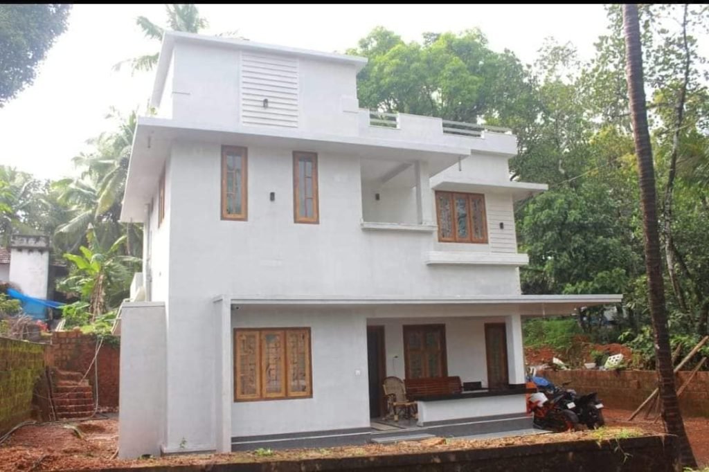 1800 Sq Ft 4BHK Contemporary Style Two-Storey House and Free Plan