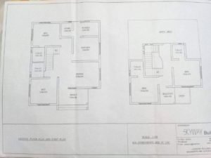 1800 Sq Ft 4BHK Contemporary Style Two-Storey House and Free Plan