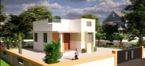 450 Sq Ft 2BHK Modern Life Mission PMAY House and Free Plan