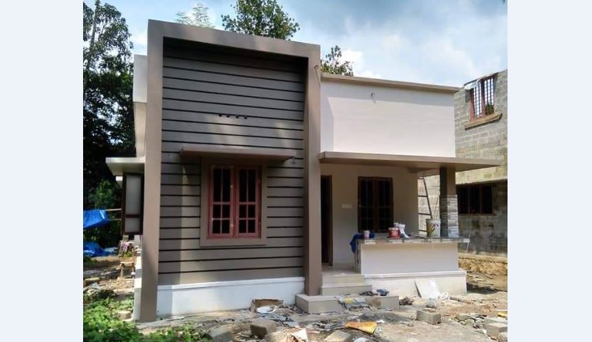 560 Sq Ft 2BHK Modern and Simple House and Free Plan, Below 10 Lacks