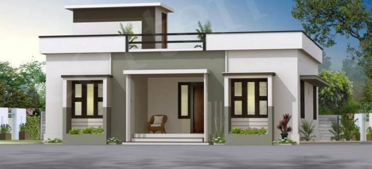 1050 Sq Ft 3BHK Modern Single Floor House and Free Plan, 16 Lacks