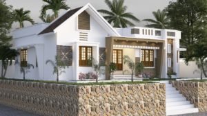 1112 Sq Ft 3BHK Modern Single Floor House and Free Plan
