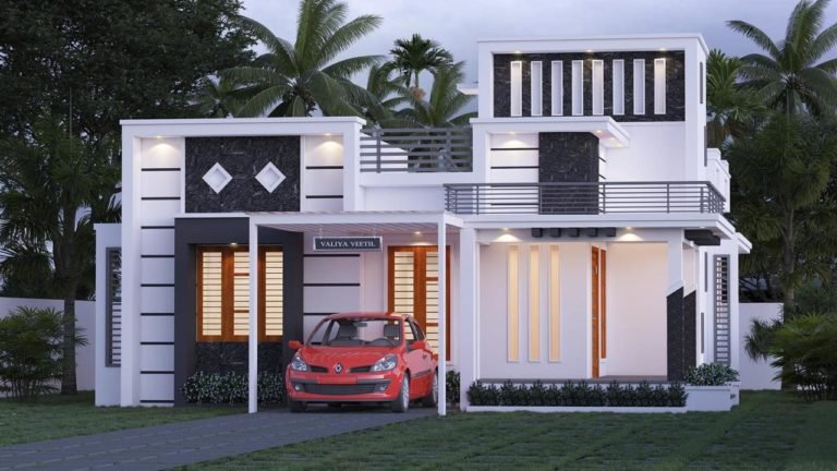 1183 Sq Ft 2BHK Contemporary Style Single-Storey House and Free Plan