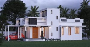 1183 Sq Ft 2BHK Contemporary Style Single-Storey House and Free Plan