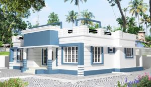 1207 Sq Ft 3BHK Contemporary Style Single Floor House and Free Plan
