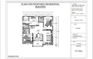 1259 Sq Ft 3BHK Contemporary Style Two-Storey House and Free Plan