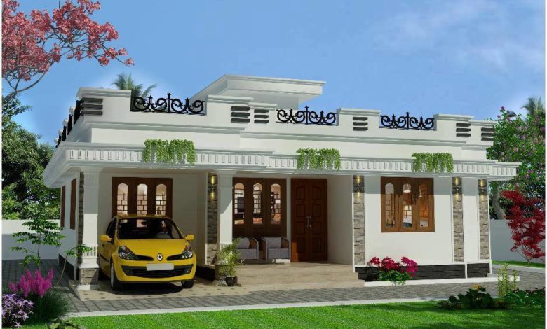 1276 Sq Ft 3BHK Modern Single Floor House and Free Plan