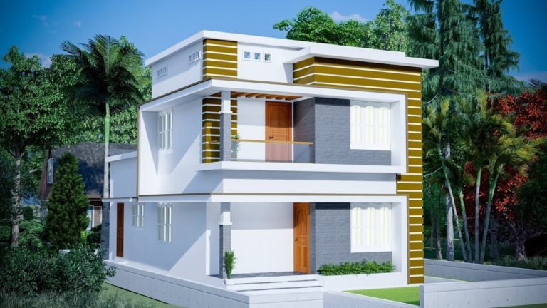 1380 Sq Ft 3BHK Box Type Two Floor House and Free Plan
