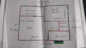 756 Sq Ft 2BHK Two-Storey Beautiful House Plan