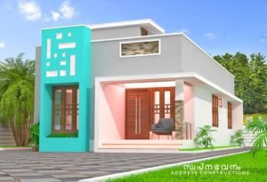 850 Sq Ft 2BHK Modern Single-Storey House and Free Plan
