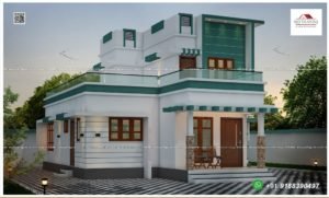1260 Sq Ft 3BHK Modern Two-Storey Home and Free Plan