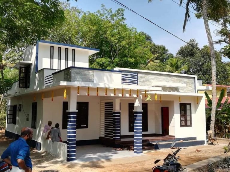 1290 Sq Ft 3BHK Modern Single Floor House and Free Plan