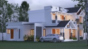 2487 Sq Ft 4BHK Traditional Style Two-Storey Home and Free Plan