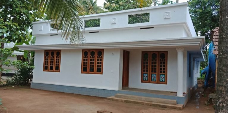 725 Sq Ft 2BHK Modern Single Floor House and Free Plan