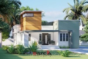 800 Sq Ft 2BHK Fusion Style Single Storey House and Free Plan, 13 Lacks