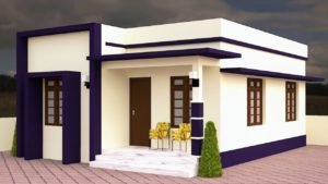 572 Sq Ft 2BHK Modern Single Floor House and Free Plan, 10 Lacks