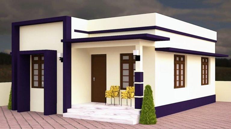 572 Sq Ft 2BHK Modern Single Floor House and Free Plan, 10 Lacks