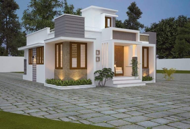 1200 Sq Ft 3BHK Fusion Style Single Floor Home and Free Plan