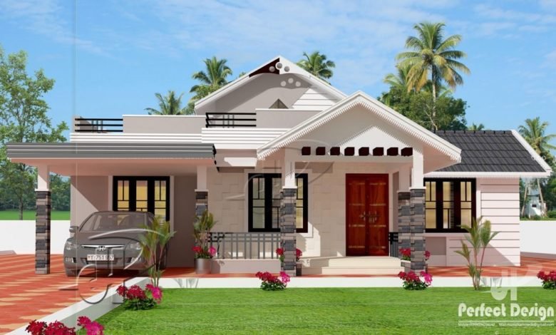 1220 Sq Ft 3BHK Traditional Style Single-Storey Home and Free Plan