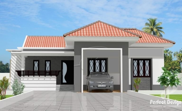 1420 Sq Ft 3BHK Traditional Style Single Floor Home and Free Plan
