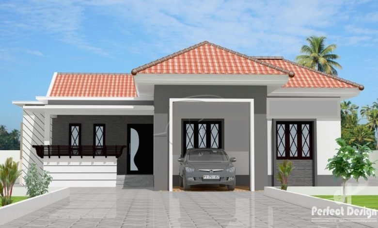 1420 Sq Ft 3BHK Traditional Style Single Floor Home and Free Plan