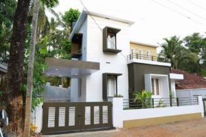 889 Sq Ft 2BHK Contemporary Style Two-Storey Home and Free Plan