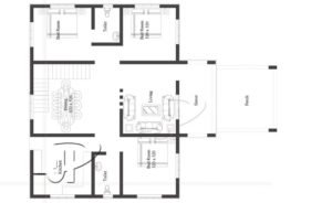 1108 Sq Ft 3BHK Traditional Style Beautiful Home and Free Plan, 16 Lacks