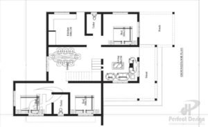 1152 Sq Ft 3BHK Traditional-Modern Single Floor House