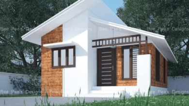 440 Sq Ft 2BHK Modern Single Floor Low Budget Home and Free Plan