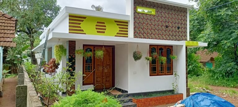 700 Sq Ft 2BHK Modern Single Floor Home and Free Plan, 10 Lacks