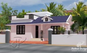862 Sq Ft 2BHK Traditional Style Single Floor House and Free Plan