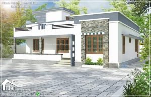 1388 Sq Ft 3BHK Modern Single Floor House and Free Plan