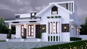1450 Sq Ft 2BHK Modern Single Floor Home and Free Plan