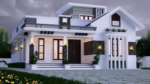 1450 Sq Ft 2BHK Modern Single Floor Home and Free Plan