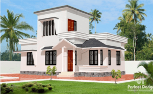 775 Sq Ft 2BHK Traditional Mix Style Home and Free Plan, 10 Lacks