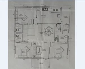 1150 Sq Ft 3BHK Beautiful Single Floor House and Free Plan, 17 Lacks