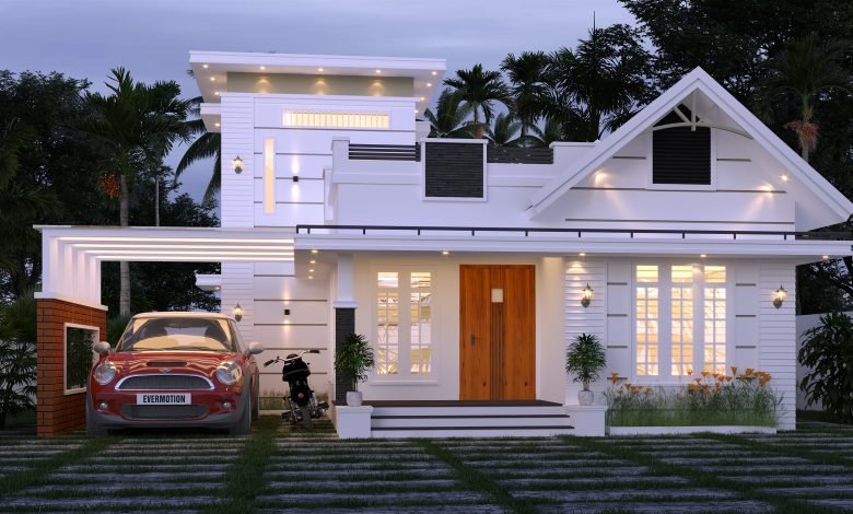 1479 Sq Ft 3BHK Contemporary Style Beautiful Home and Free Plan