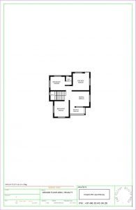 750 Sq Ft 2BHK Contemporary Style Single Floor Home and Free Plan, 12 Lacks