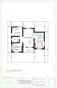 842 Sq Ft 2BHK Beautiful Single Floor Home and Free Plan, 15 Lacks