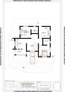 1500 Sq Ft 3BHK Contemporary Style Two Storey Home and Free Plan