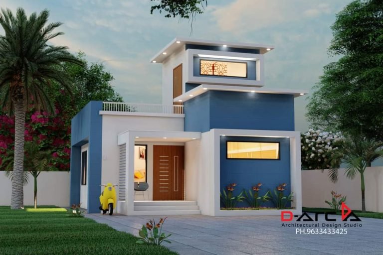 625 Sq Ft 2BHK Modern Single Storey Home and Free Plan, 10 Lacks