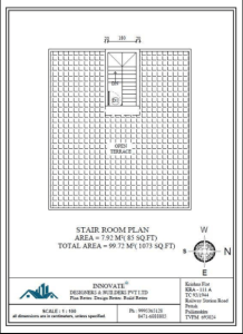 1073 Sq Ft 3BHK Traditional Simple Style Home and Free Plan