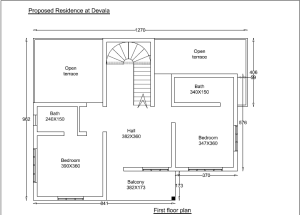 2300 Sq Ft 4BHK Contemporary Style Two-Storey Home and Free Plan