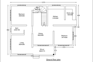 2300 Sq Ft 4BHK Contemporary Style Two-Storey Home and Free Plan