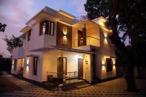 1818 Sq Ft 4BHK Contemporary Style Two-Storey Home at 4 Cent Plot, Free Plan