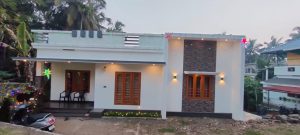 1265 Sq Ft 3BHK Modern Simple House and Free Plan, 20 Lacks