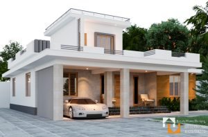 1500 Sq Ft 3BHK Contemporary Style Home and Free Plan