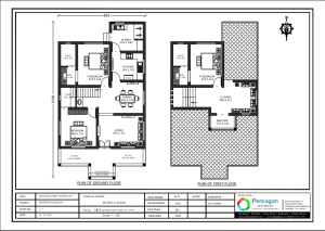 1850 Sq Ft 3BHK Traditional Style Two-Storey Home and Free Plan